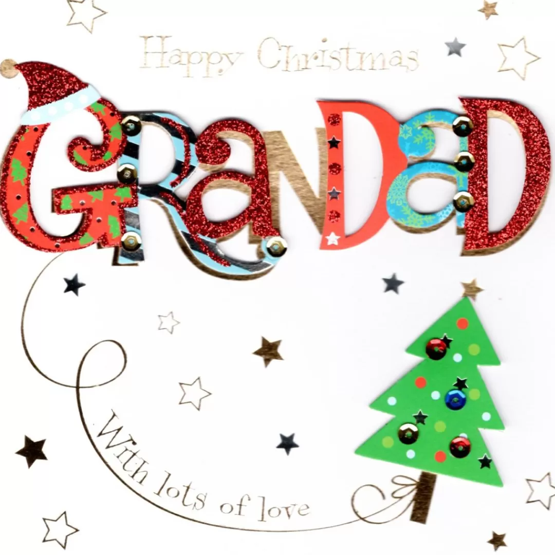 The Christmas Shop Cards For Relatives*Grandad Christmas Card