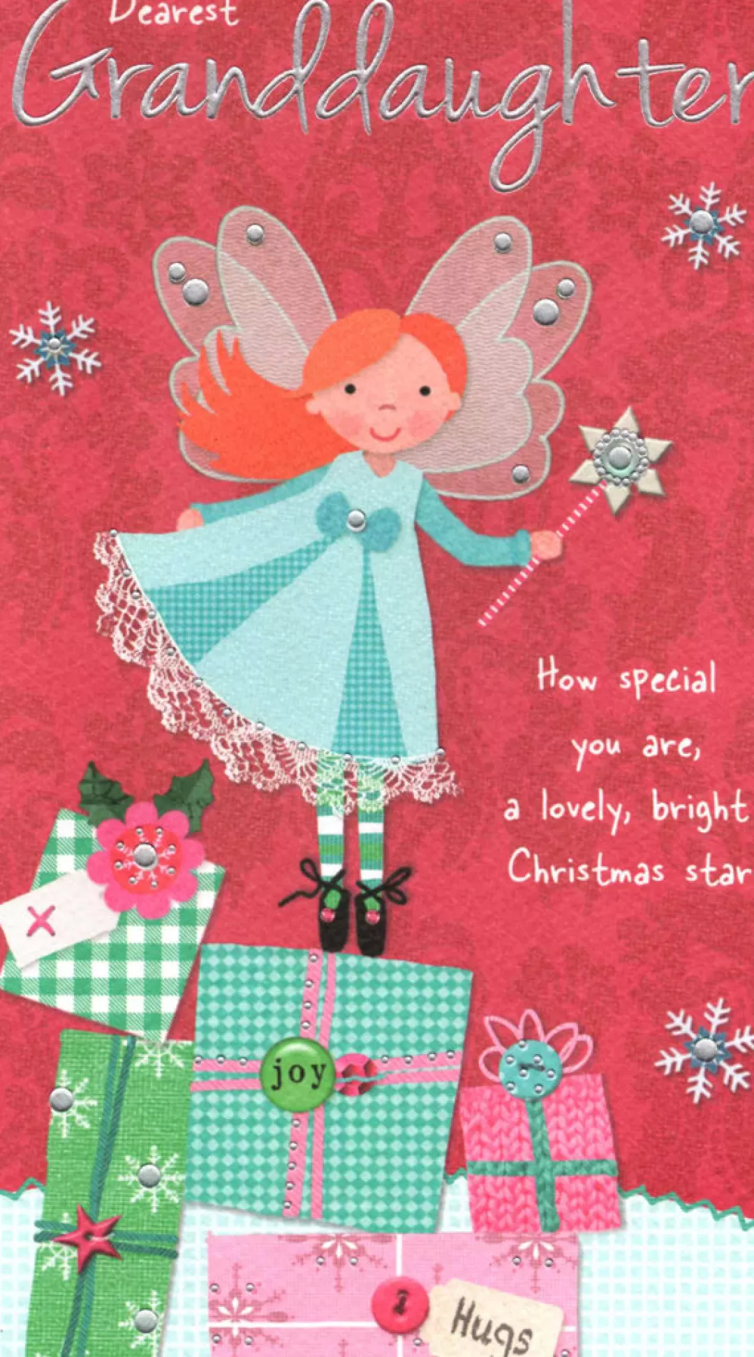 The Christmas Shop Cards For Relatives*Granddaughter Christmas Card