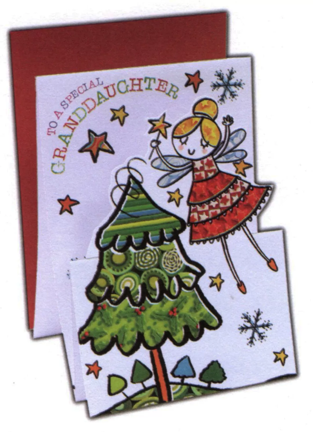 The Christmas Shop Cards For Relatives*Granddaughter Christmas Card