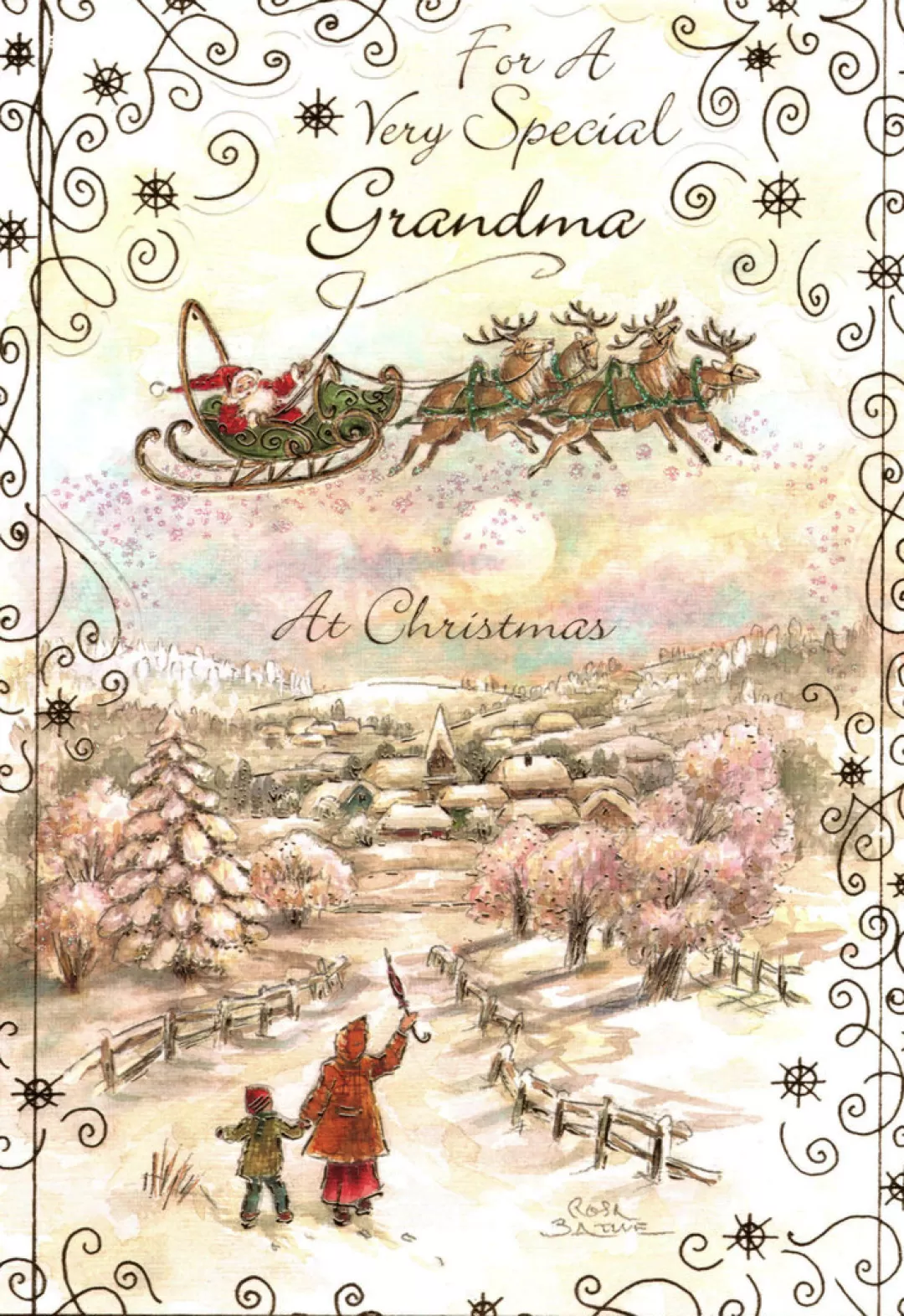 The Christmas Shop Cards For Relatives*Grandma Christmas Card