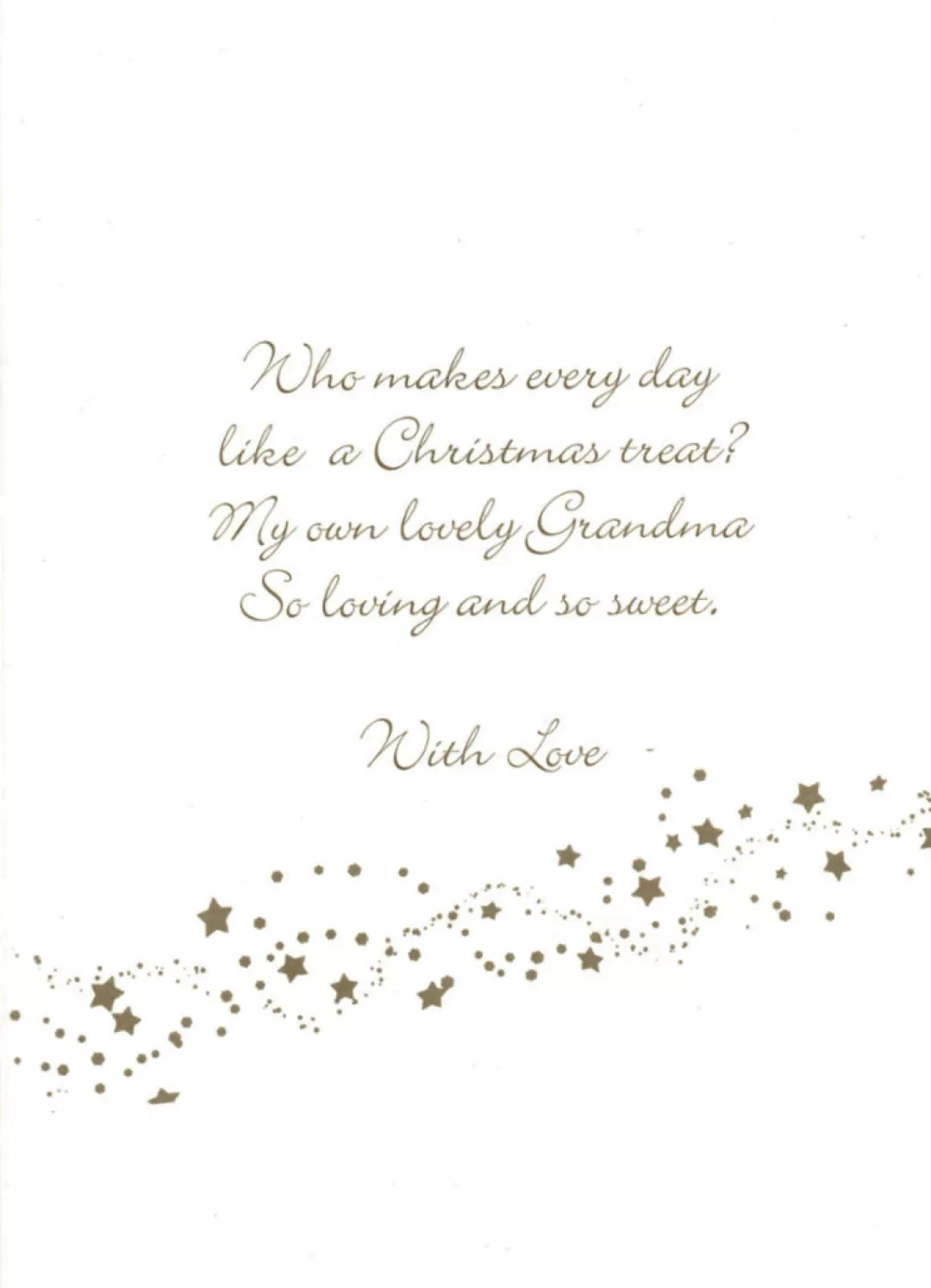 The Christmas Shop Cards For Relatives*Grandma Christmas Card