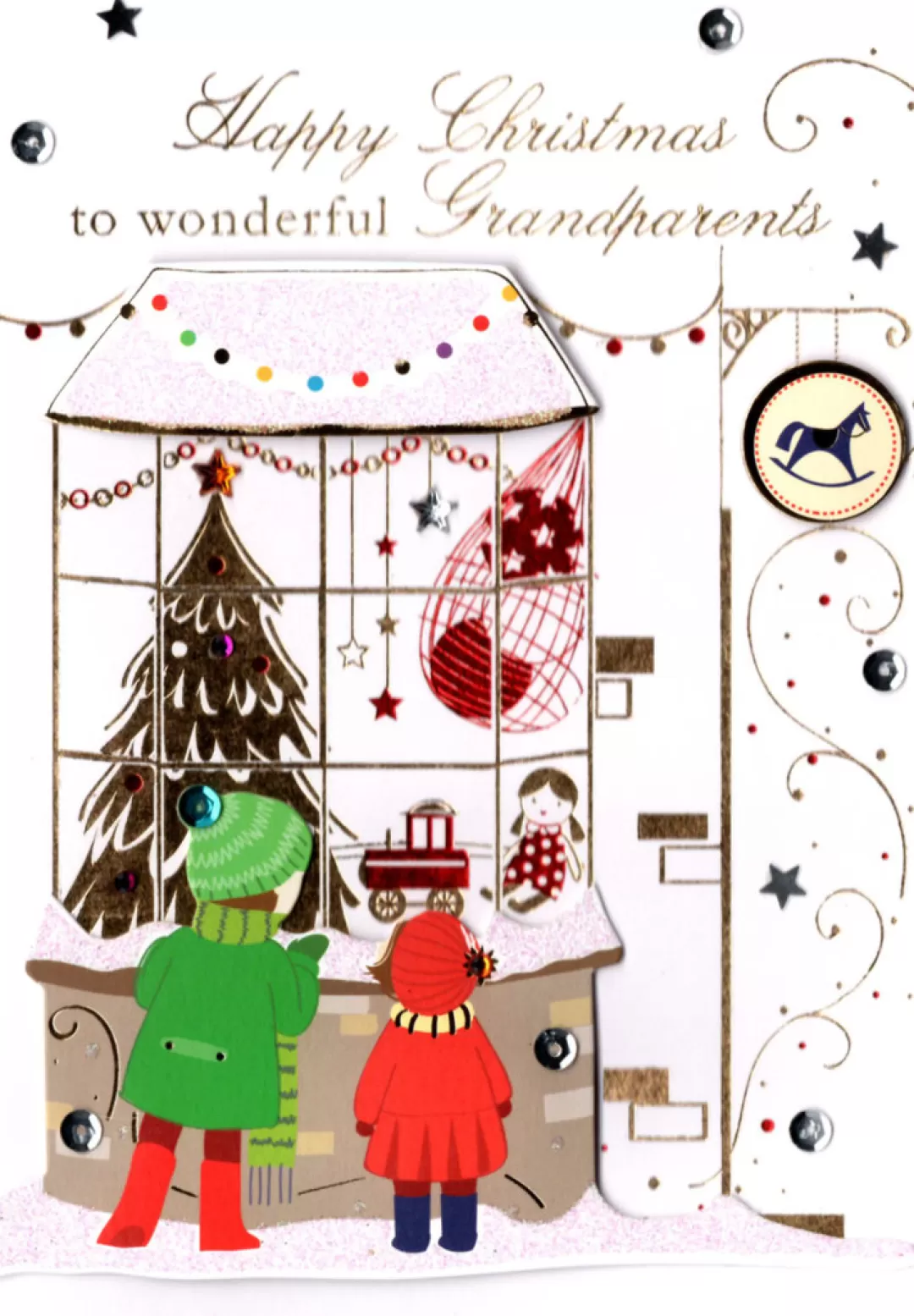 The Christmas Shop Cards For Relatives*Grandparents Christmas Card