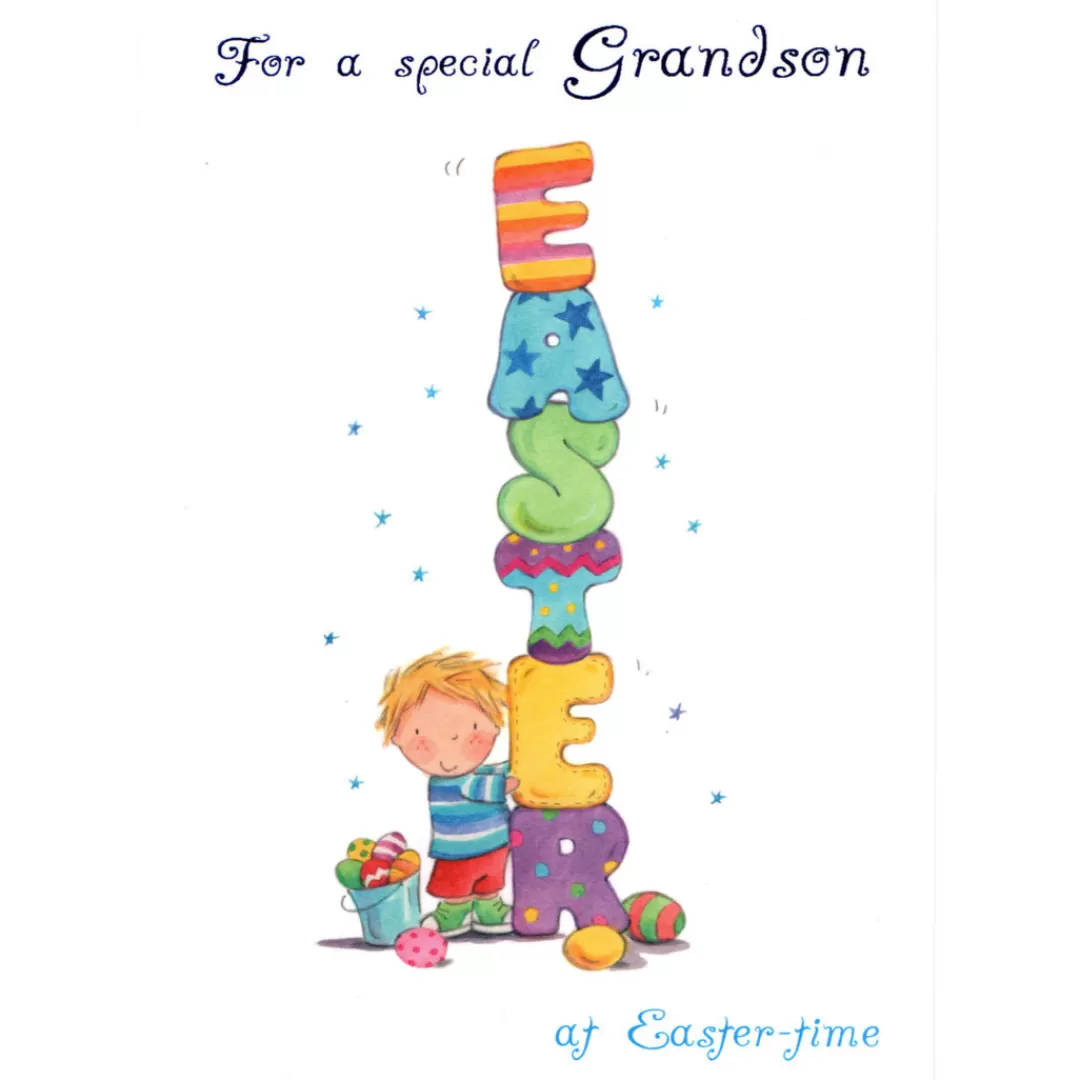 The Christmas Shop Easter Etc. | Cards For Relatives*Grandson Easter Card