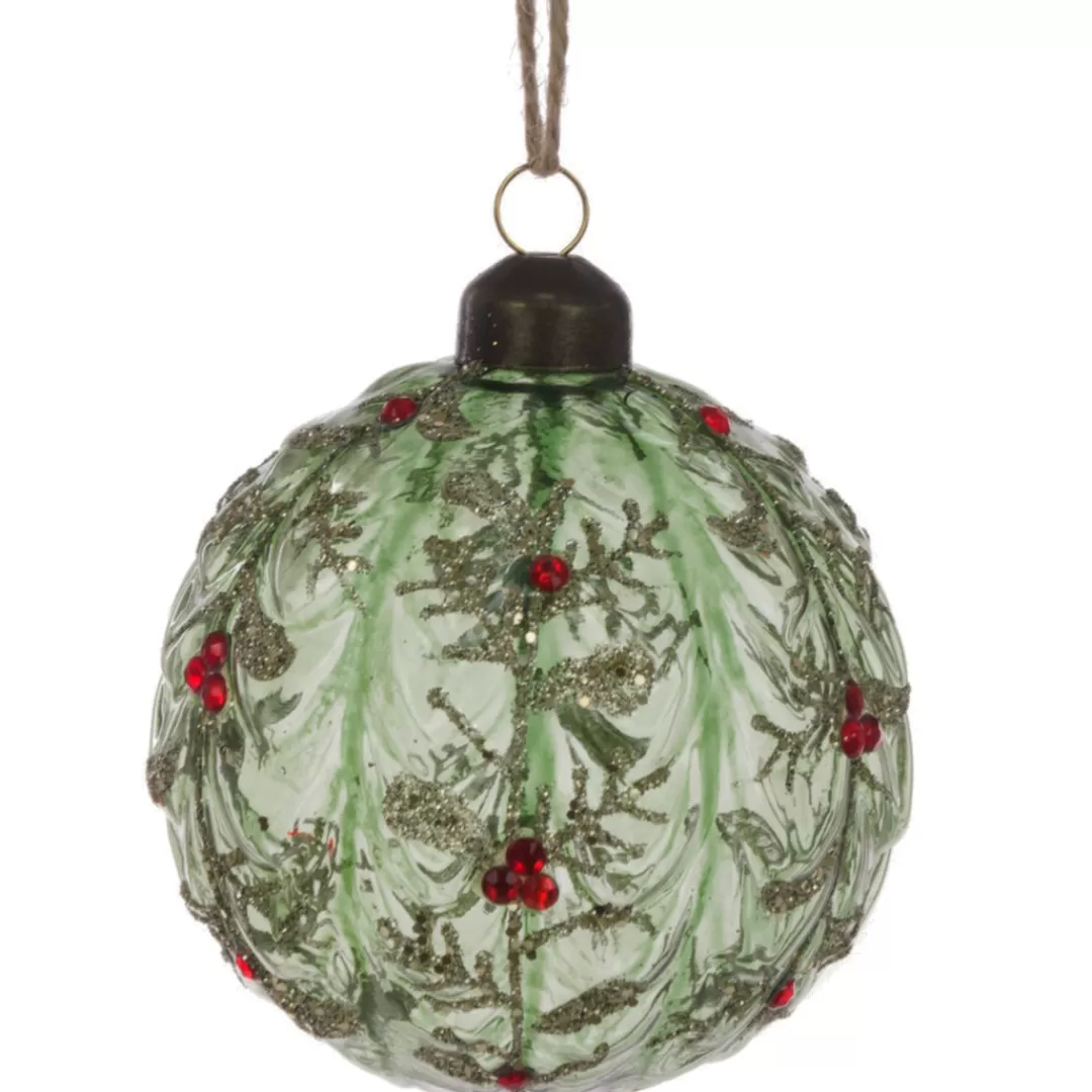 The Christmas Shop Glass | Glass*Green Melanie Bauble