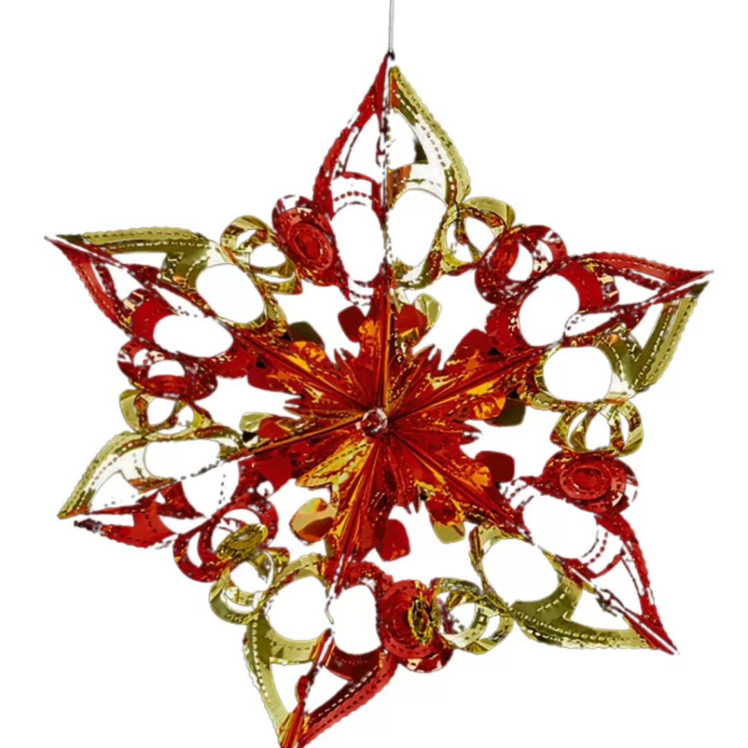 The Christmas Shop Foil Decorations*Hanging Foil Star