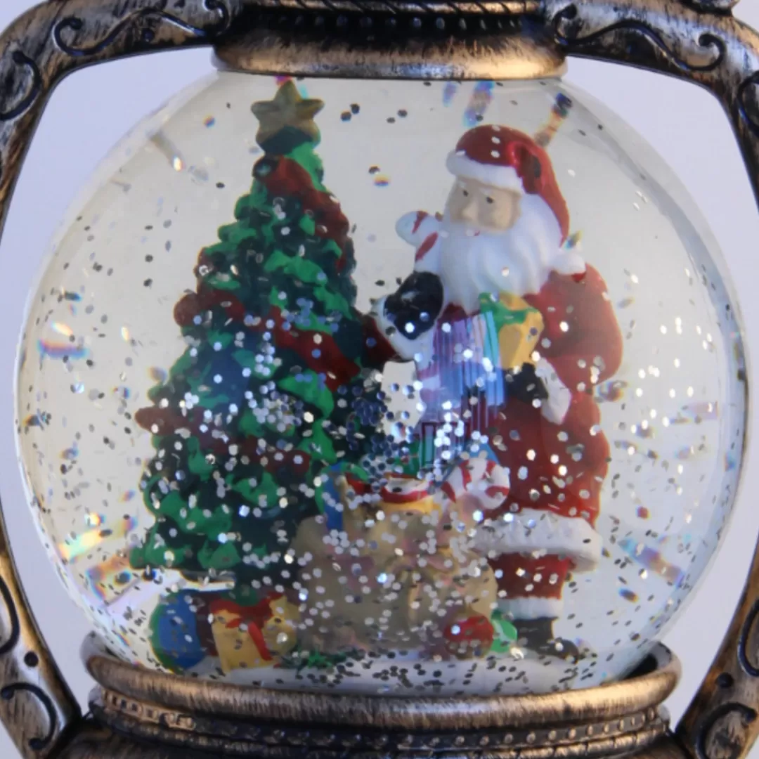 The Christmas Shop Battery Operated Lights | Snowglobes*Illuminated Snowglobe With Timer