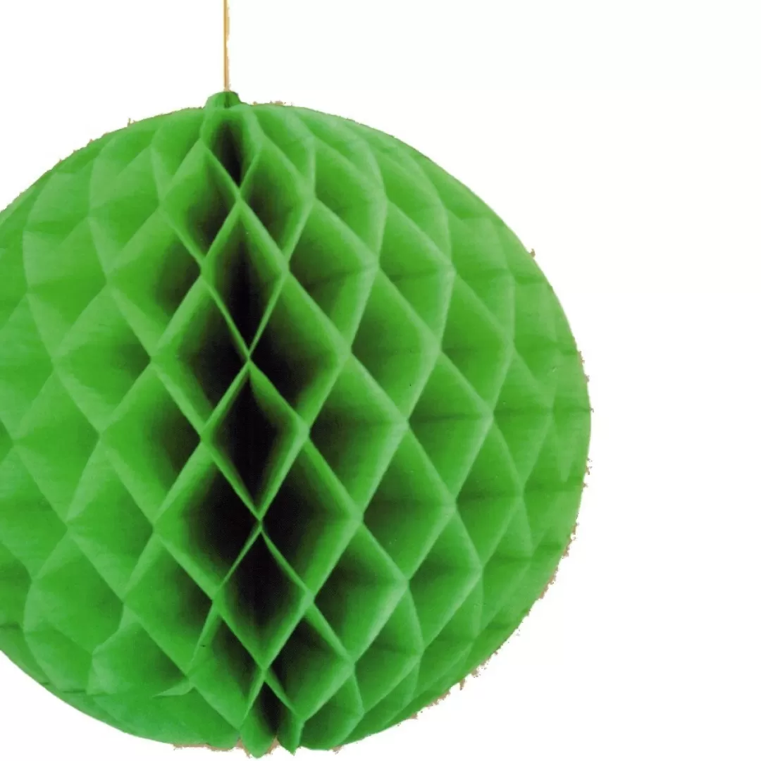 The Christmas Shop Paper Decorations*Large Green Paper Ball