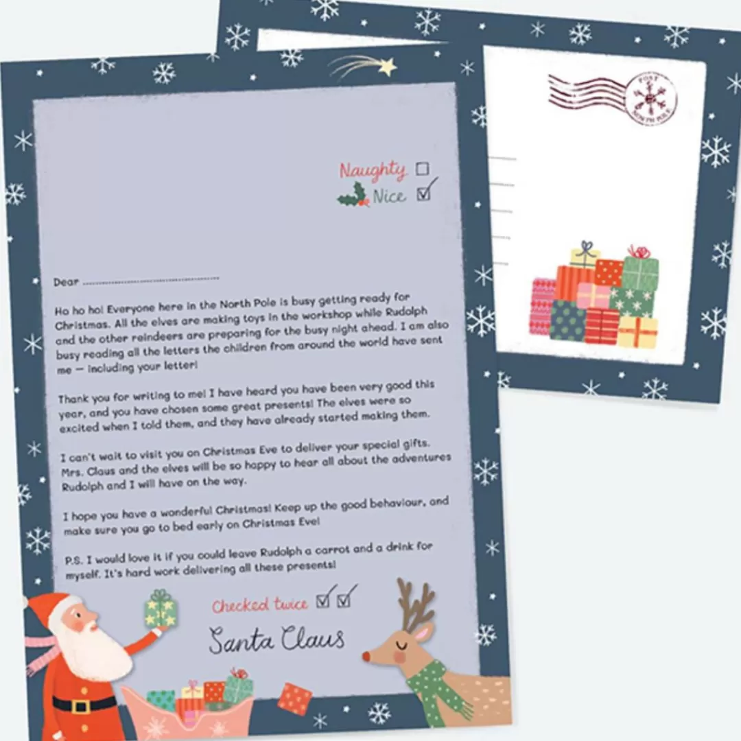 The Christmas Shop Single Cards*Letter From Santa