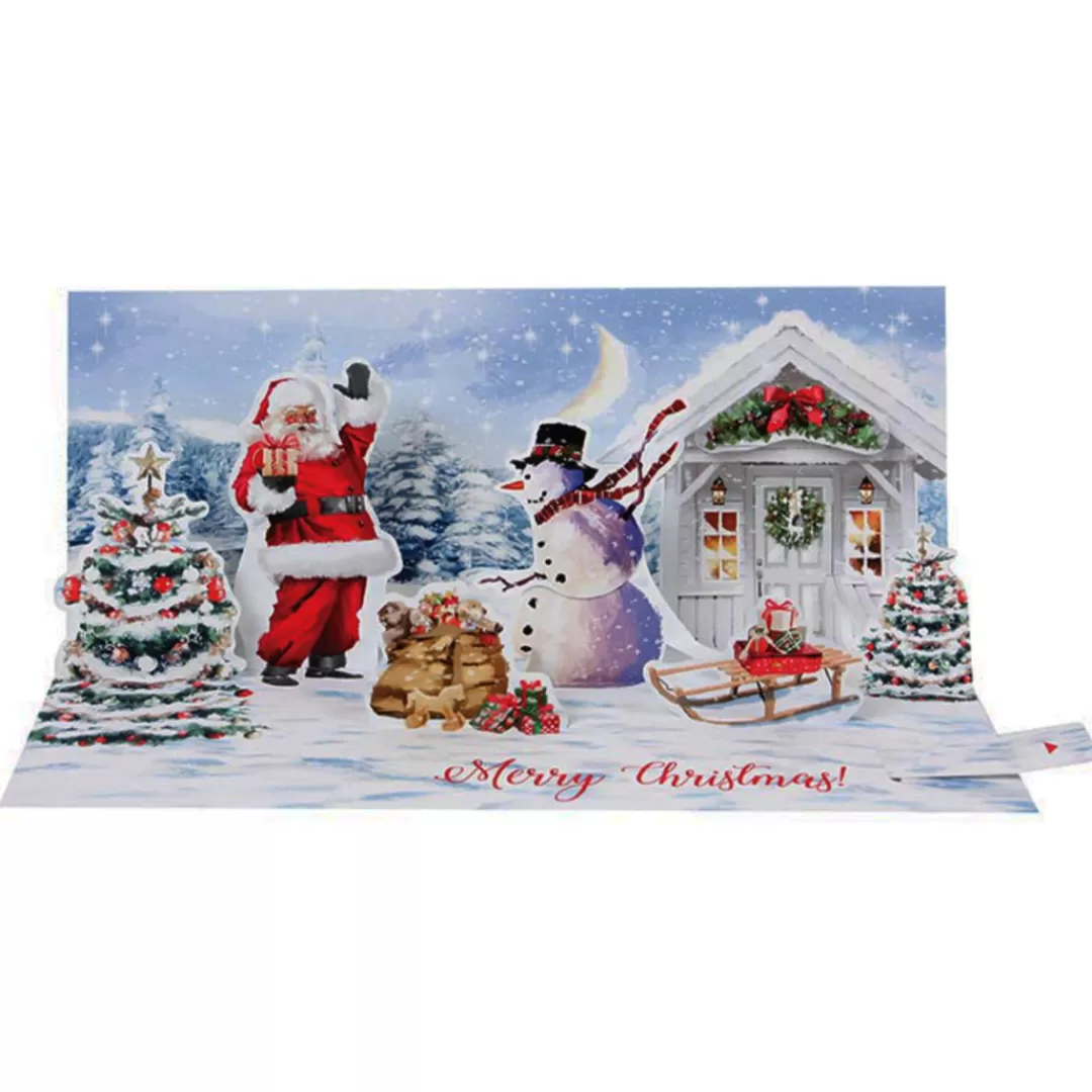 The Christmas Shop Single Cards*Light-up Panoramic Card