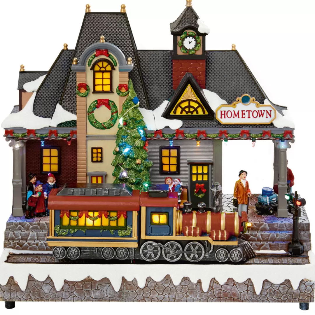 The Christmas Shop Musicals | Lighted Houses*Lit Musical Train Station