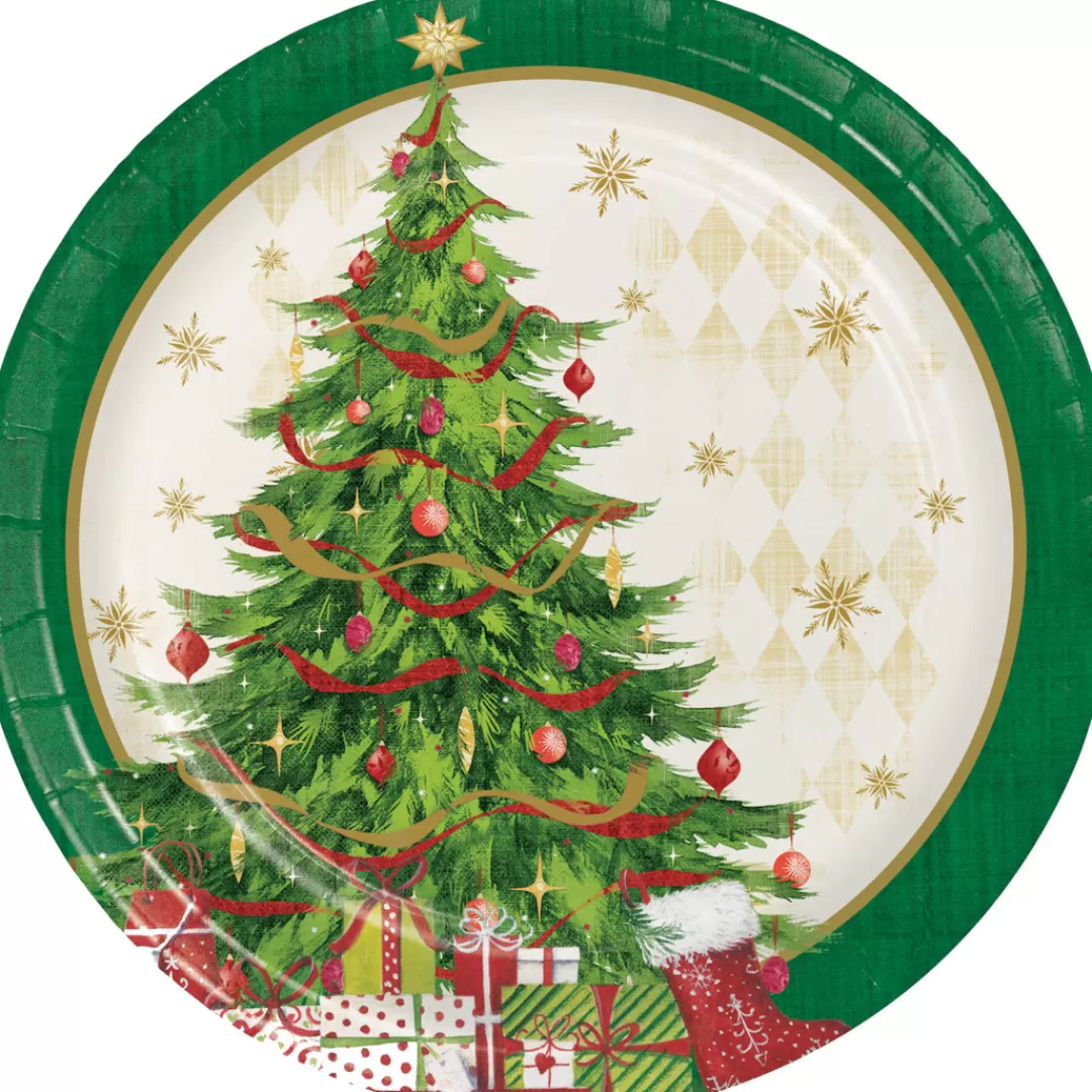 The Christmas Shop Paper Decorations | Tableware*Luncheon Plate