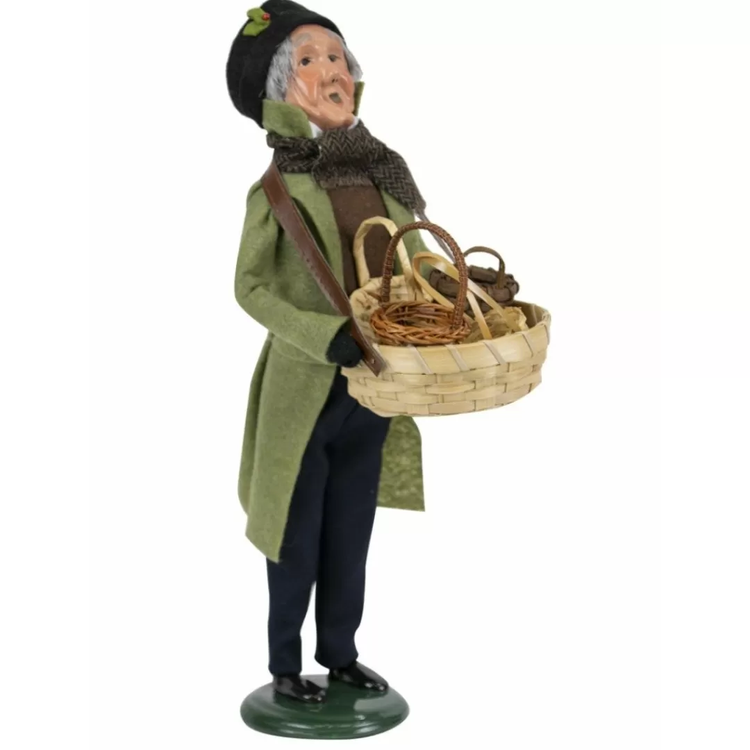 The Christmas Shop Byers Choice Carolers*Man Selling Baskets