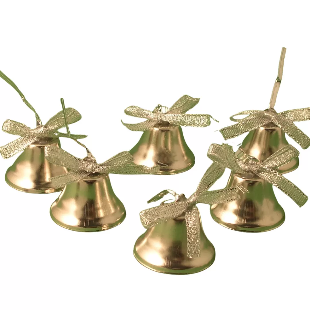 The Christmas Shop Silver & White Theme*Metal Bells