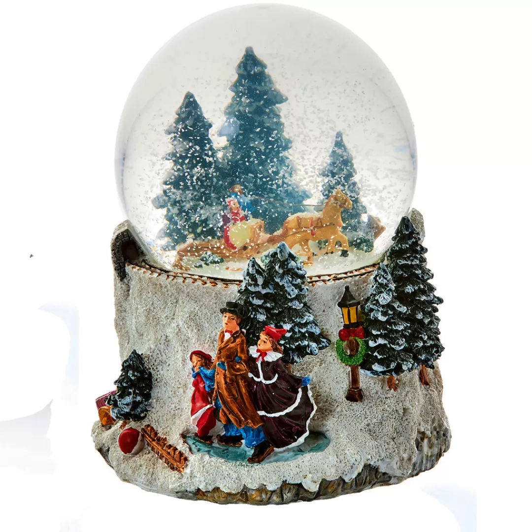 The Christmas Shop Snowglobes*Musical Christmas Snowglobe