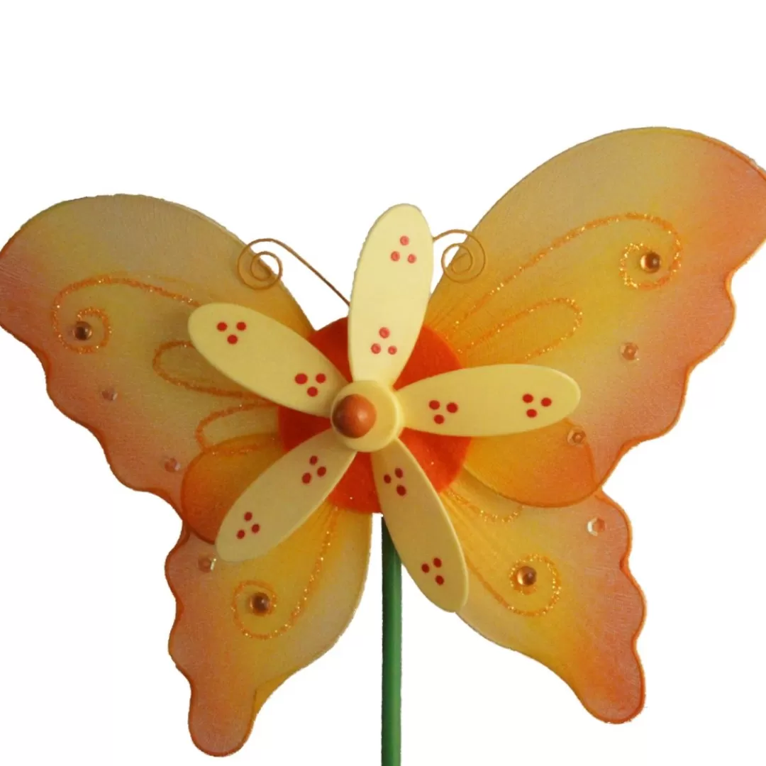 The Christmas Shop Easter Etc.*Orange Butterfly Pick