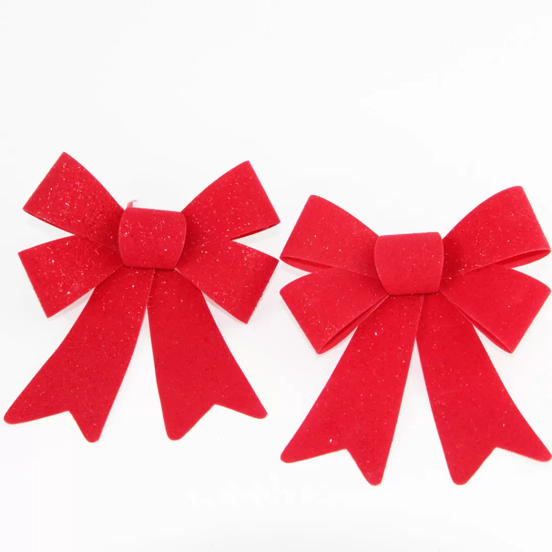 The Christmas Shop Bows | Red Theme*Pack Of 2 Red Bows