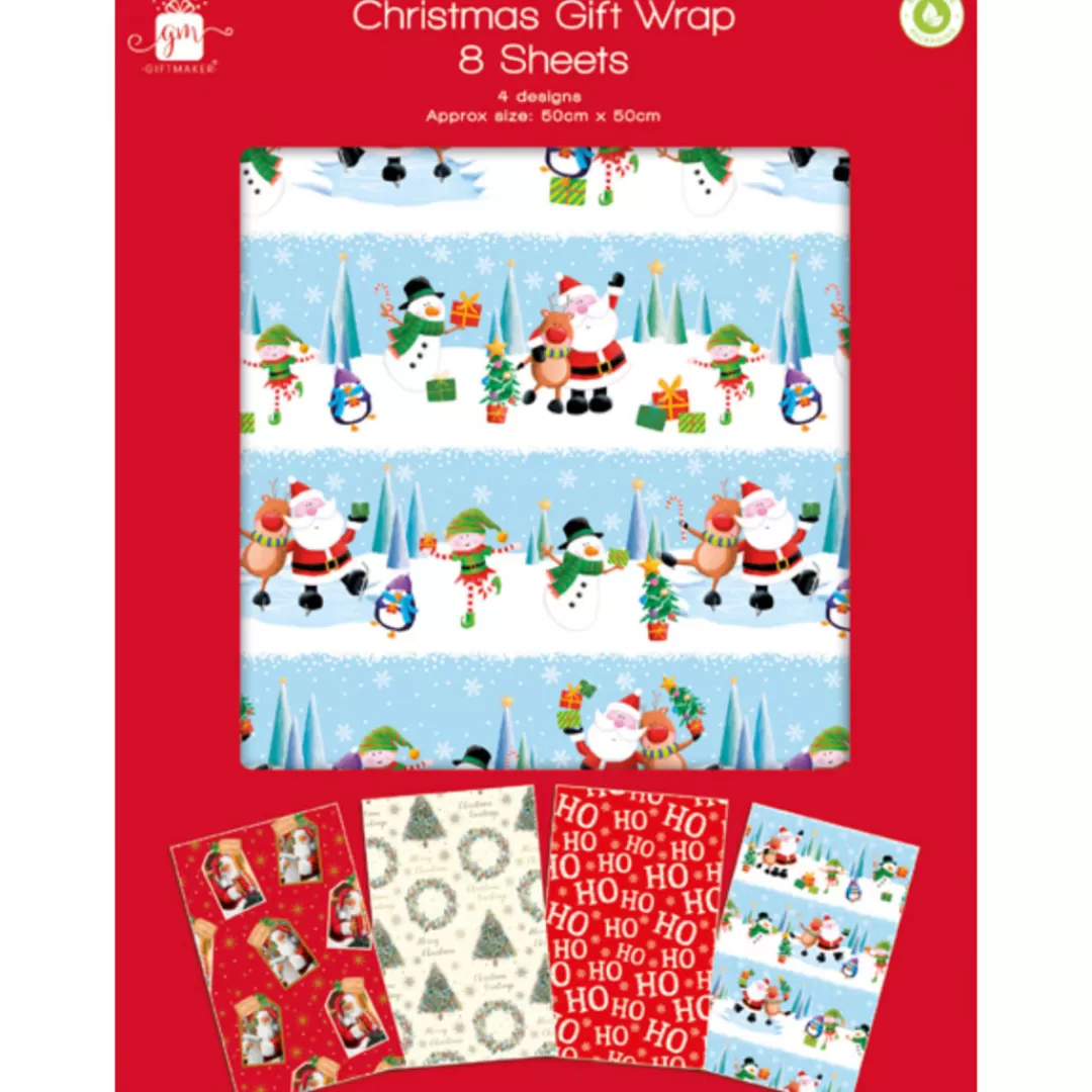 The Christmas Shop Wrap*Pack Of Flat Wrap