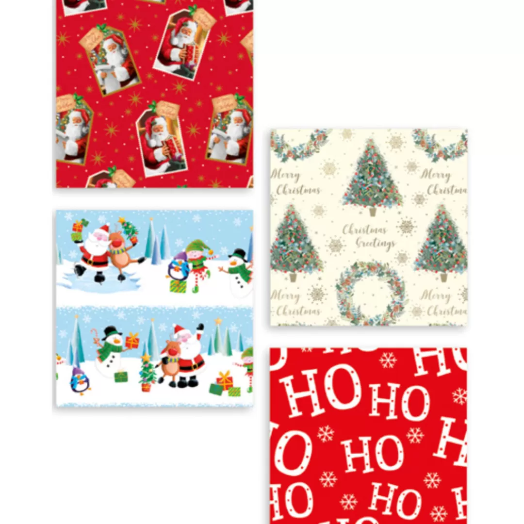 The Christmas Shop Wrap*Pack Of Flat Wrap