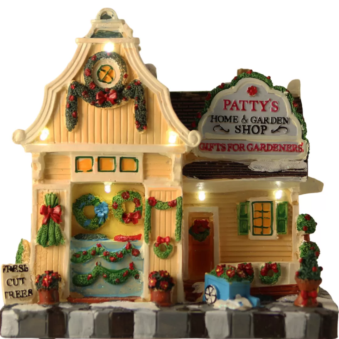 The Christmas Shop Lighted Houses*Patty's Garden Shop