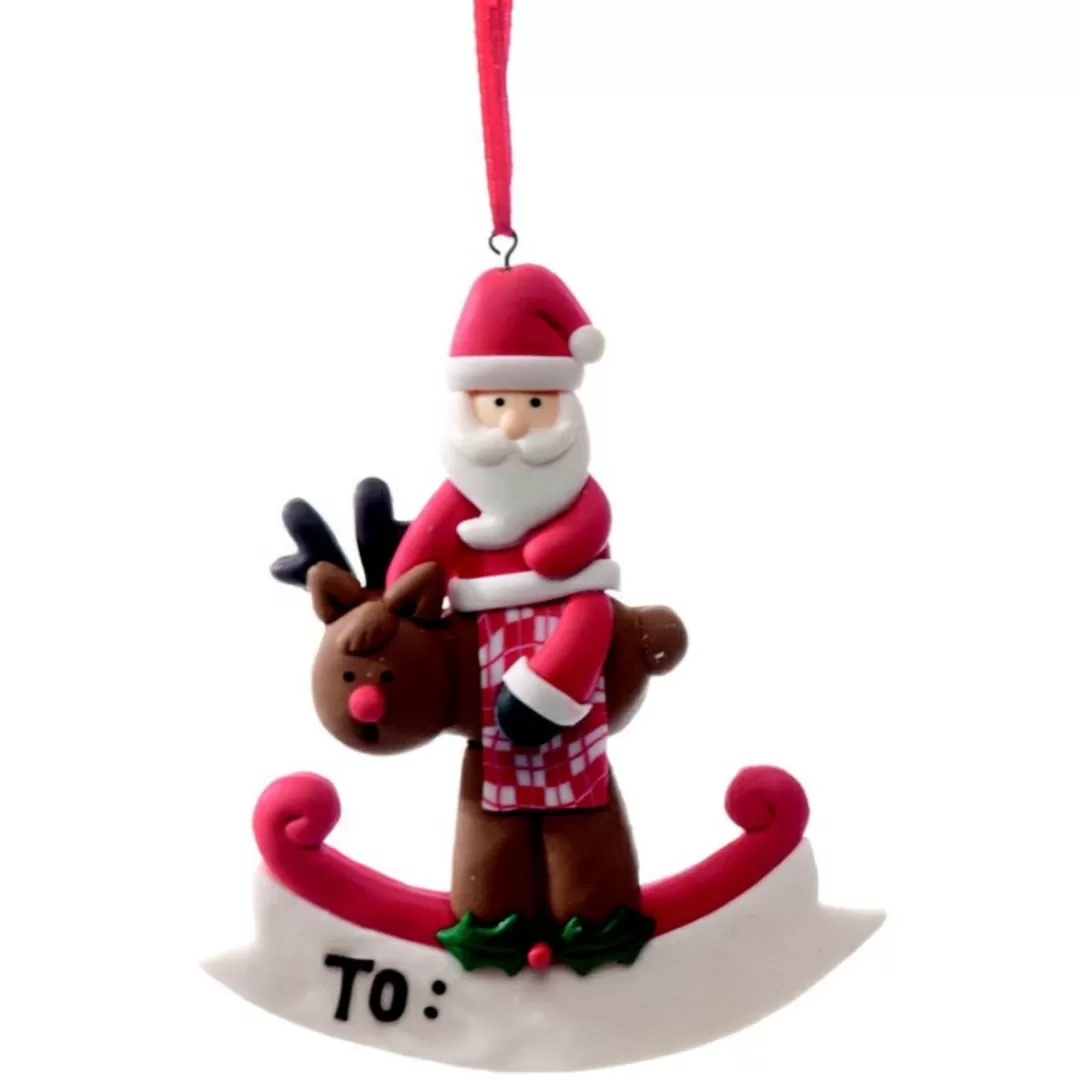 The Christmas Shop Characters | Other Colours*Personalisable Claydough Santa