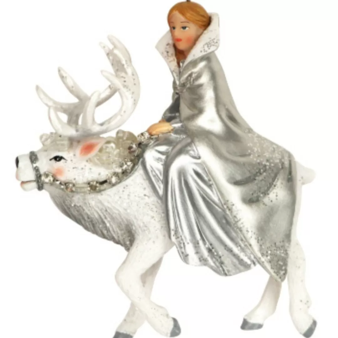 The Christmas Shop Characters | Silver & White Theme*Princess On Reindeer