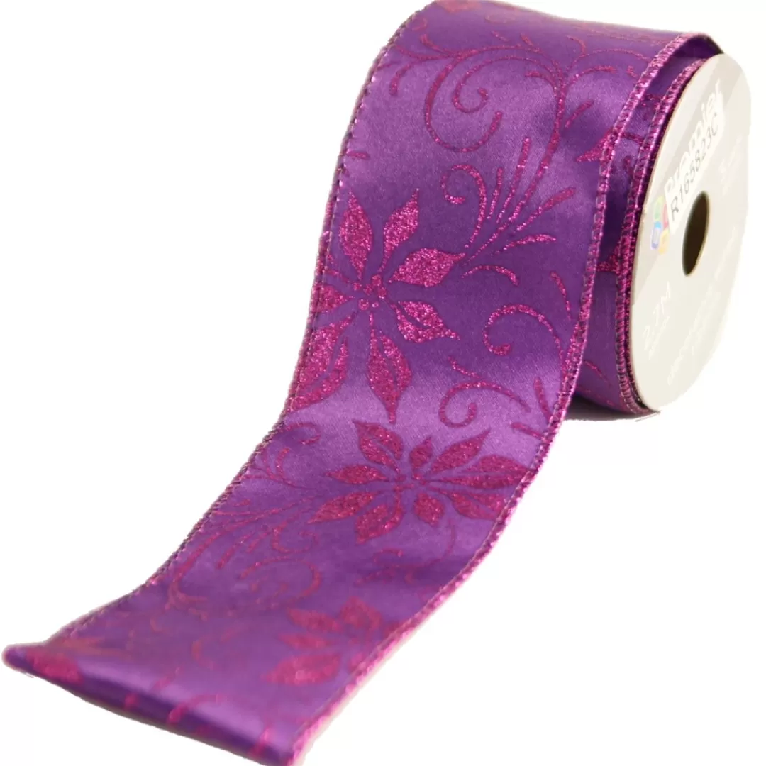 The Christmas Shop Ribbon | Other Colours*Purple Ribbon