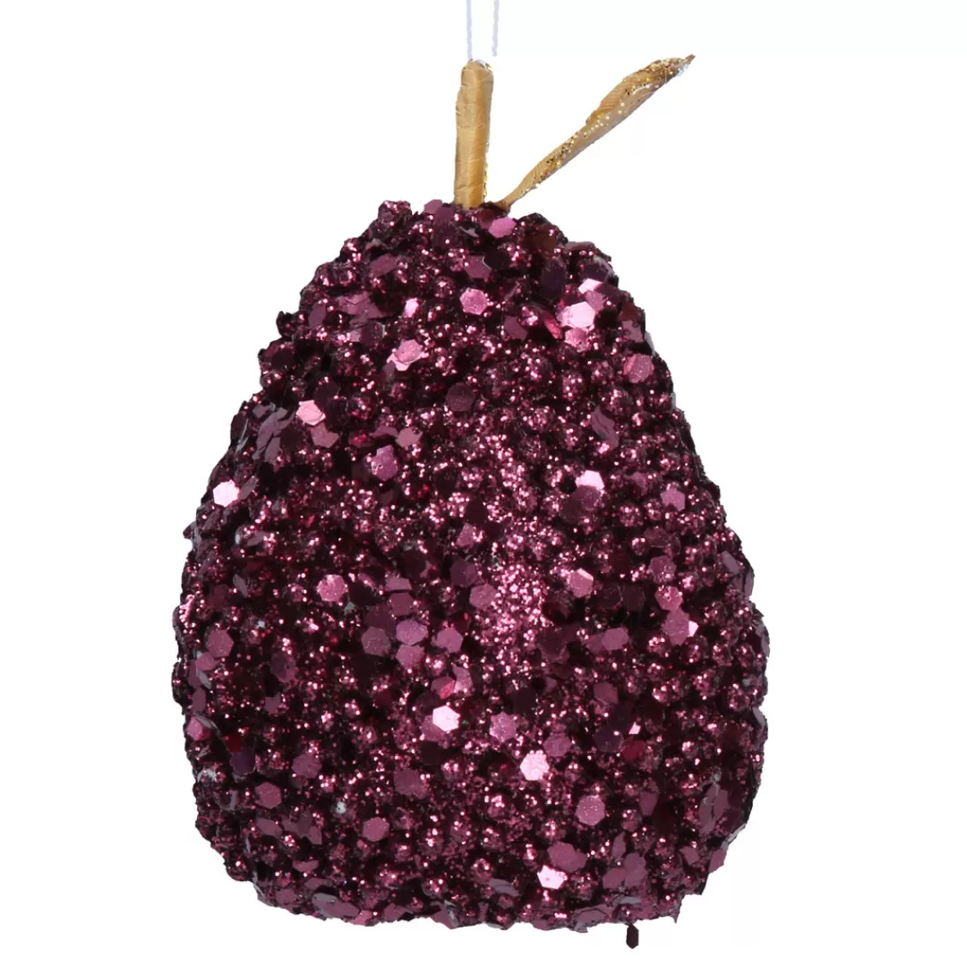 The Christmas Shop Other Colours*Purple Sparkle Pear