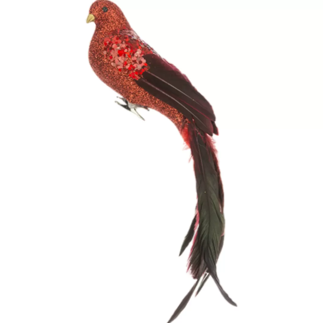 The Christmas Shop Characters | Red Theme*Red Long Tail Bird