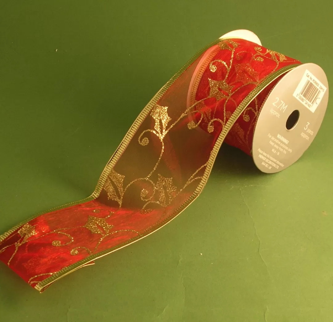 The Christmas Shop Ribbon*Red Ribbon