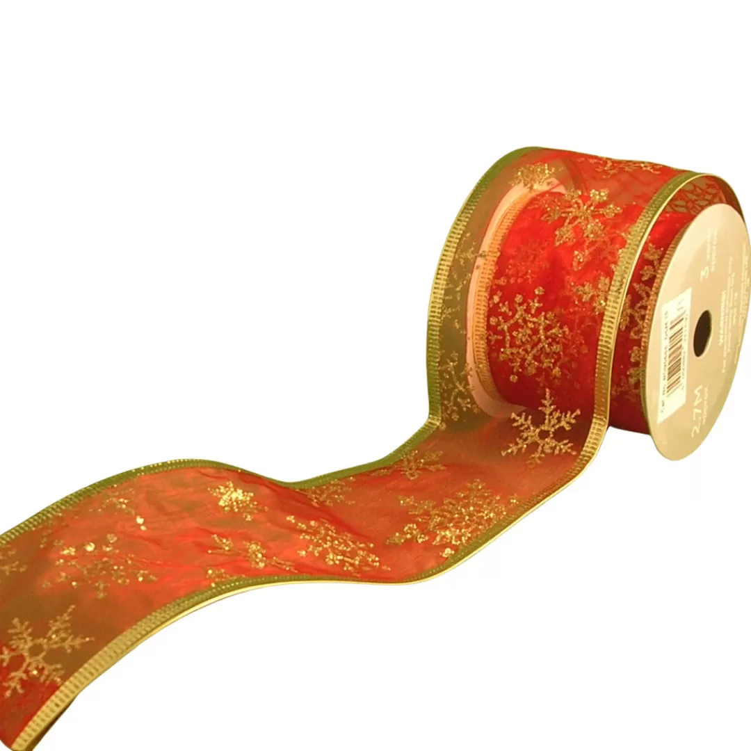 The Christmas Shop Ribbon | Red Theme*Red Sheer Ribbon