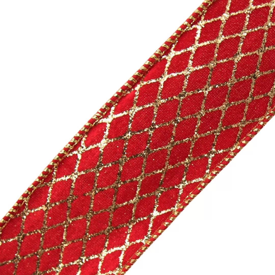 The Christmas Shop Ribbon | Red Theme*Red Velvet Ribbon