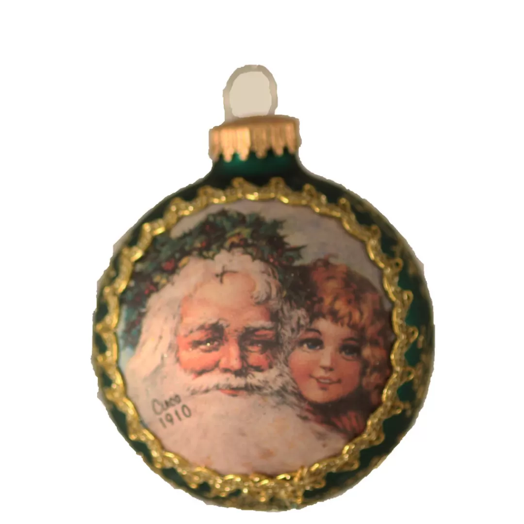 The Christmas Shop Glass | Glass*Santa Bauble