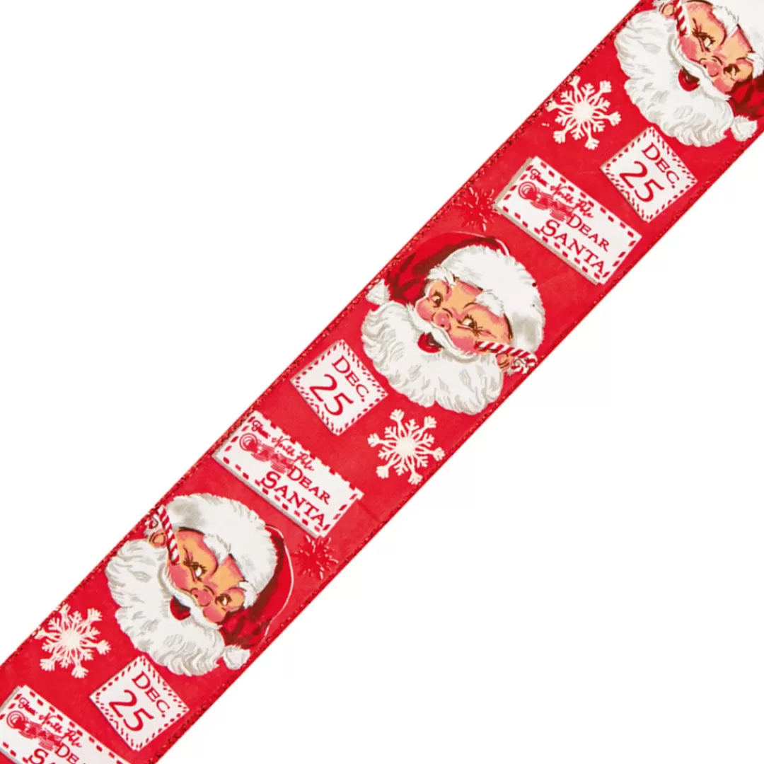 The Christmas Shop Ribbon | Red Theme*Santa Face Ribbon