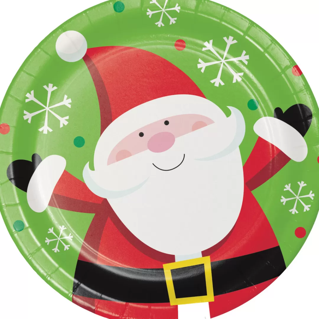 The Christmas Shop Paper Decorations | Tableware*Santa Luncheon Plate