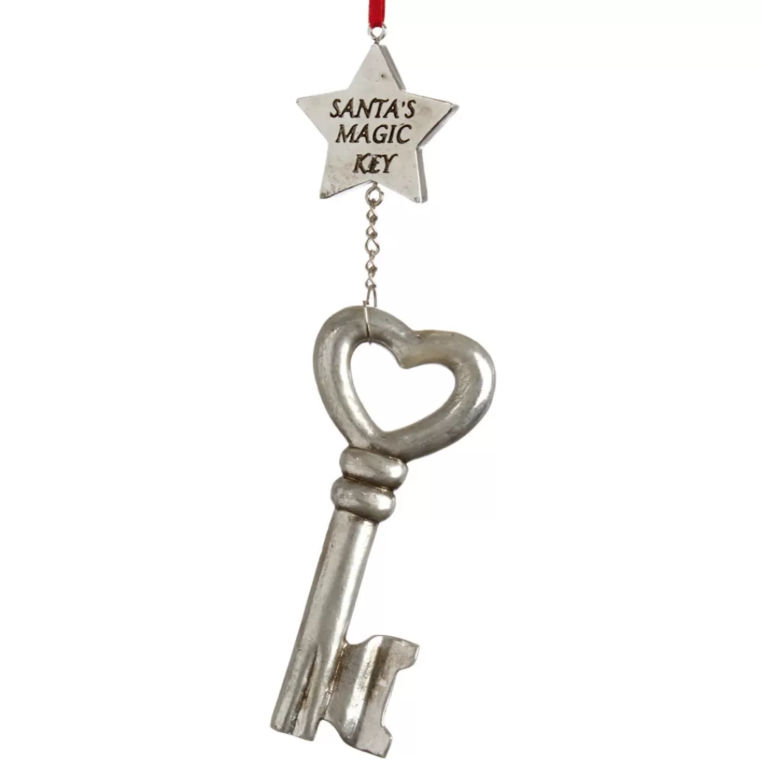 The Christmas Shop Novelties | Silver & White Theme*Santa Magic Key