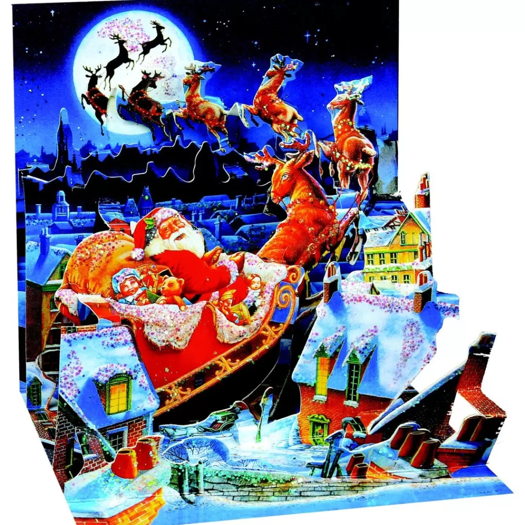 The Christmas Shop Single Cards*Santa's Sleigh Ride