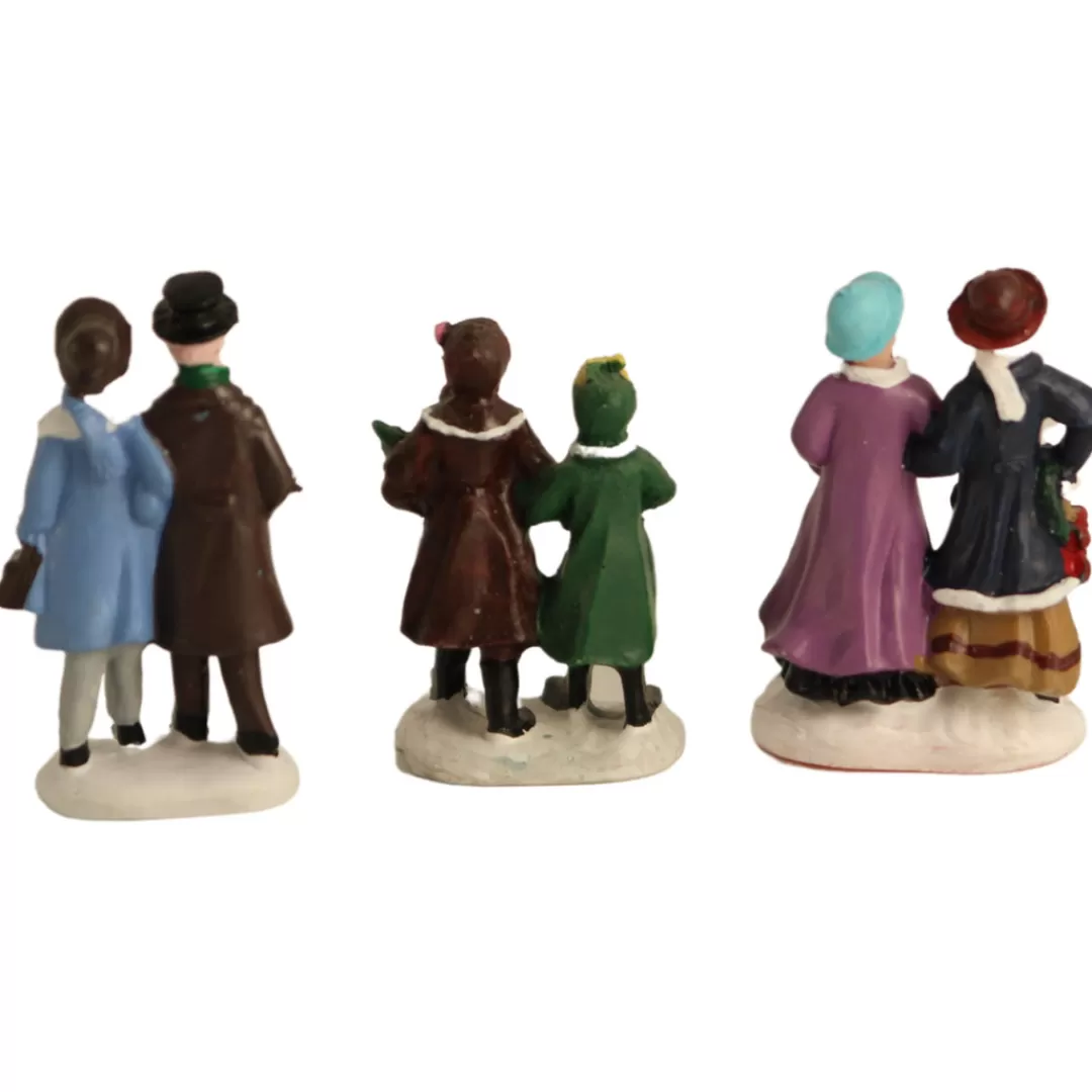 The Christmas Shop Lighted Houses | Christmas Figures*Set Of 3 Couples