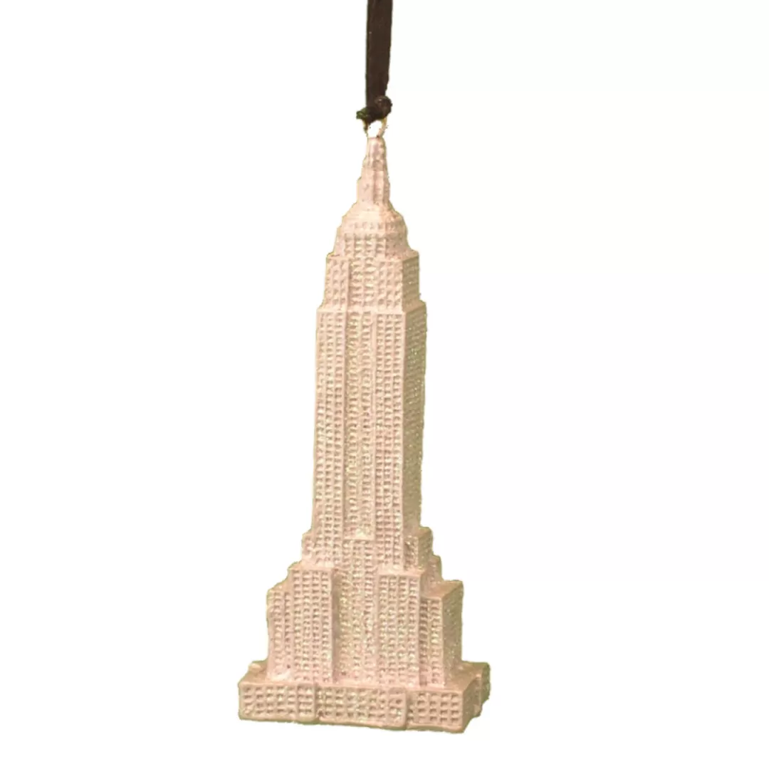 The Christmas Shop Silver & White Theme*Silver Empire State Building