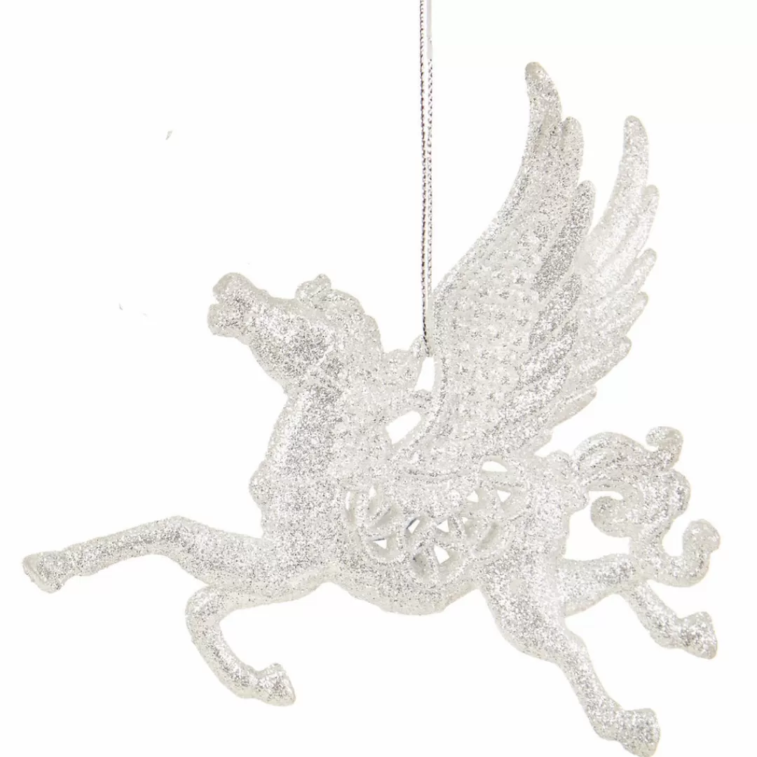 The Christmas Shop Silver & White Theme*Silver Pegasus - Head Up