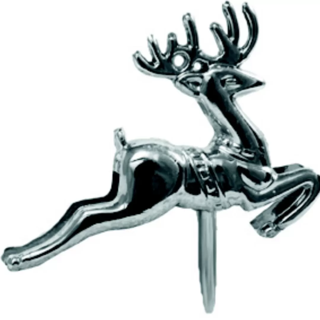 The Christmas Shop Cake Decoration*Silver Reindeer Cake Toppers