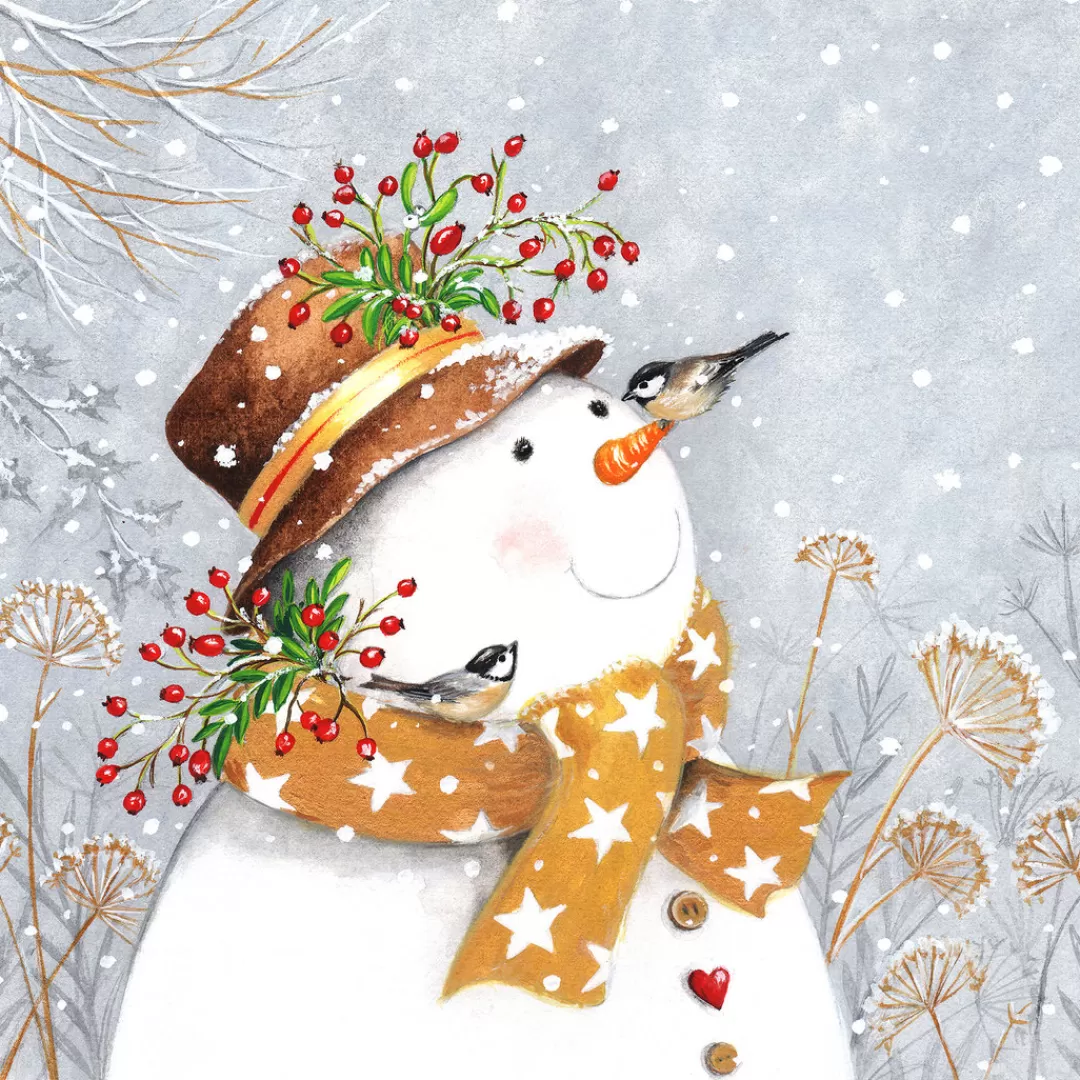 The Christmas Shop Tableware*Snowman Paper Napkins