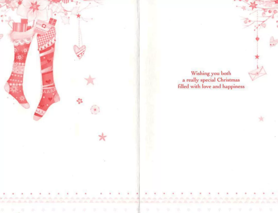 The Christmas Shop Cards For Relatives*Son And Daughter In Law Christmas Card