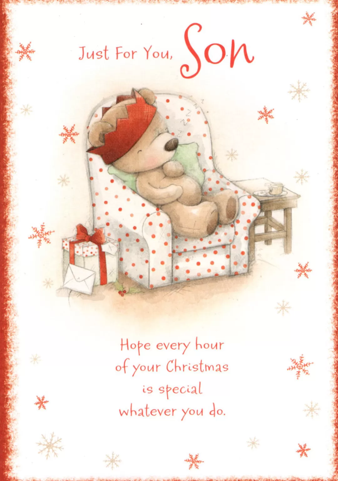 The Christmas Shop Cards For Relatives*Son Christmas Card