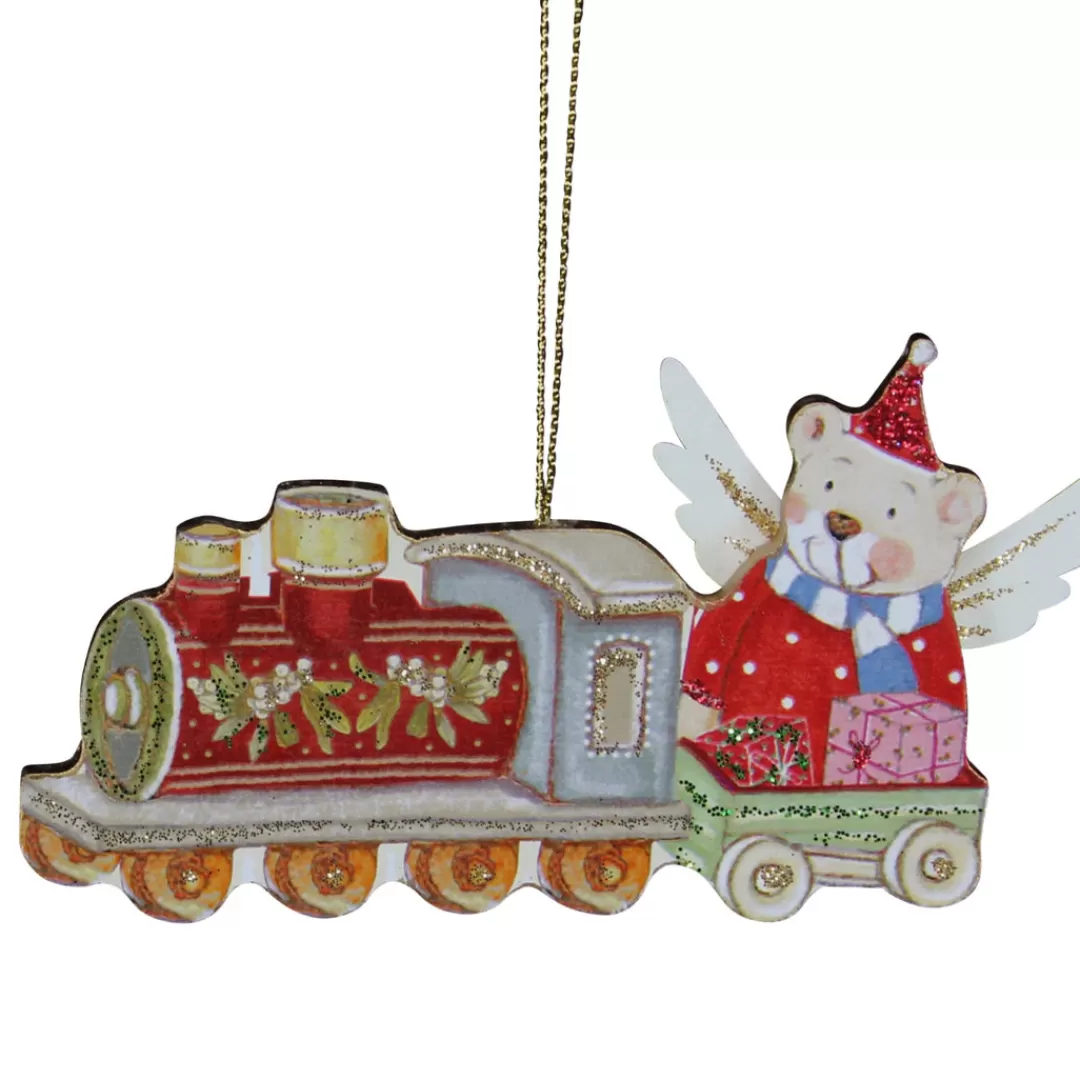 The Christmas Shop Wood | Other Colours*Teddy On Train