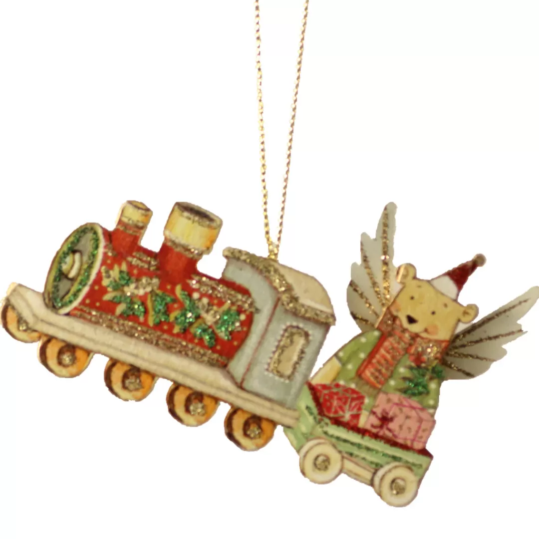 The Christmas Shop Wood | Other Colours*Teddy On Train