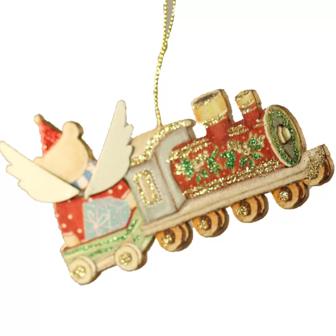 The Christmas Shop Wood | Other Colours*Teddy On Train