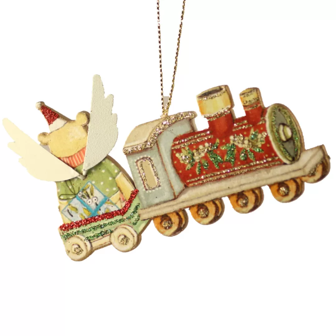 The Christmas Shop Wood | Other Colours*Teddy On Train