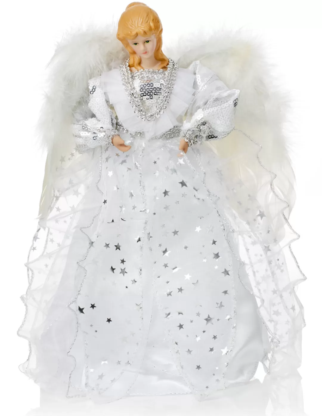 The Christmas Shop Treetop Angels | Silver & White Theme*Treetop Angel