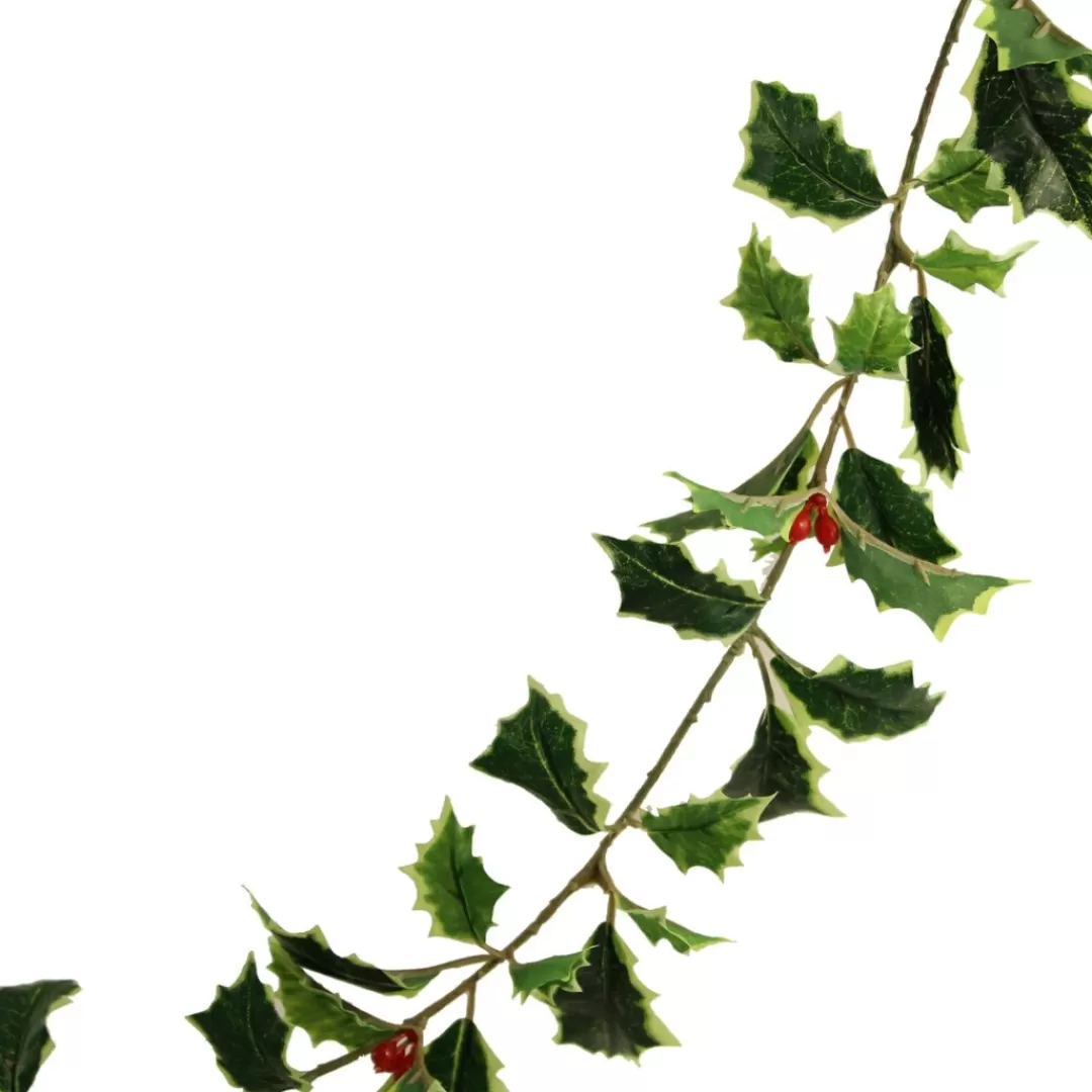 The Christmas Shop Garlands*Variegated Holly Garland