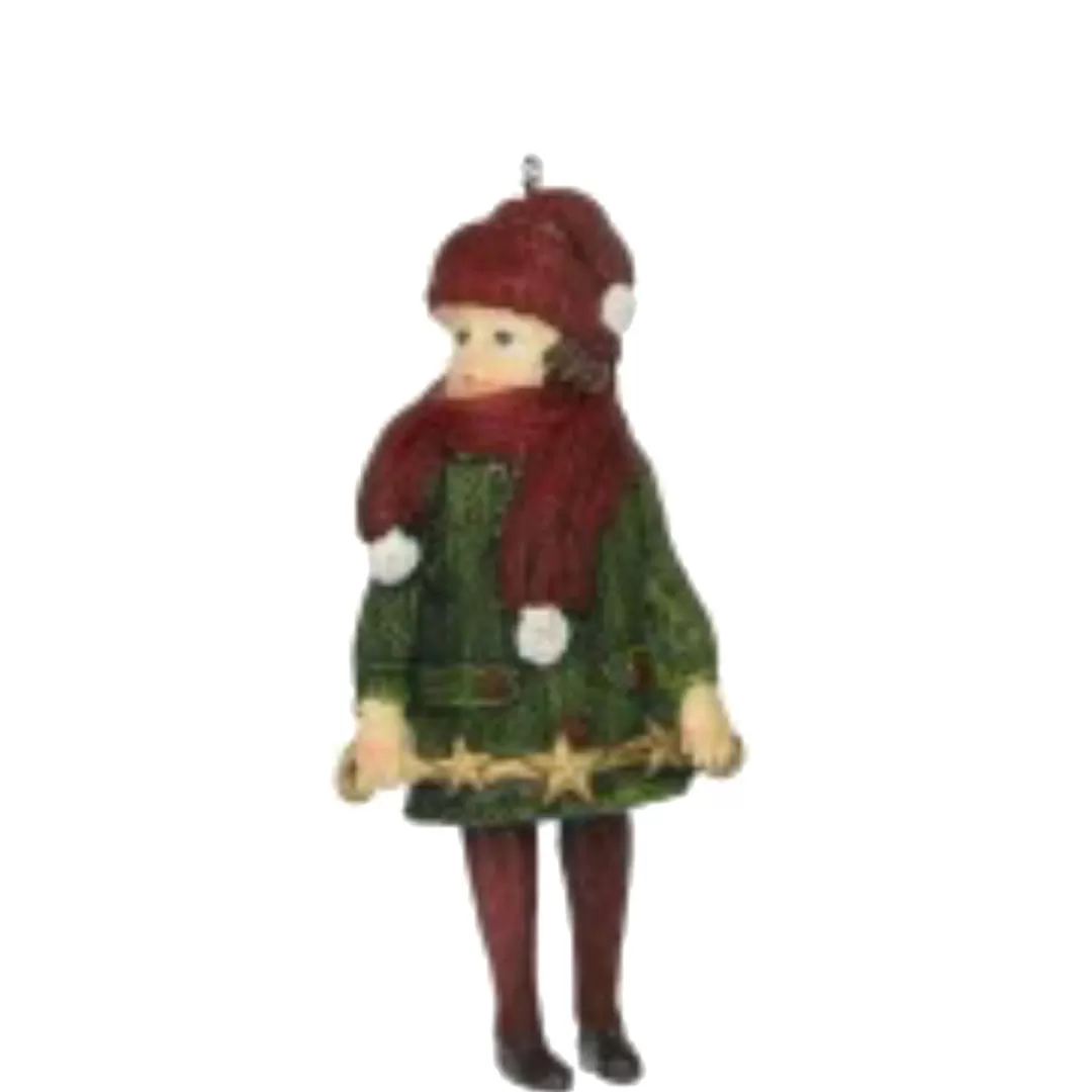 The Christmas Shop Characters | Other Colours*Victorian Girl With Garland